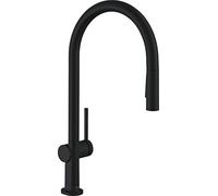 hansgrohe Talis M54 Pull Out Kitchen Tap 210 Black - 72800670