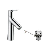 Hansgrohe Basin Mixer Tap Talis S Single lever 100 with pop-up waste