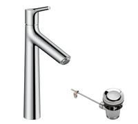 Hansgrohe Basin Mixer Tap Talis S Single lever 190 with pop-up waste