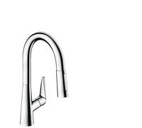 Hansgrohe Talis S16-H160 Single lever kitchen mixer with pull-out spray Talis S (73850800)