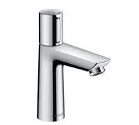 hansgrohe Talis Select E basin mixer tap 110 with start/stop push button and pop up waste, chrome 71750000