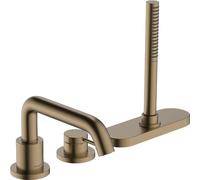 Deck Mounted Bath Tap Hansgrohe 3 Holes Brushed Bronze