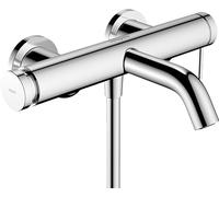 hansgrohe Tecturis S - Bath tap for Exposed Installation, Bath Mixer tap for 2 Functions, Bathroom Tup tap, Chrome, 73422000