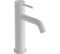 Single Hole Mixer Tap Hansgrohe Tecturis S CoolStart Start/Stop 110mm White Matt