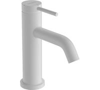 hansgrohe Tecturis S - Bathroom tap Without Waste Set, Energy-Saving (CoolStart), Bathroom Sink Water tap with spout Height 80mm, Bathroom Mixer tap Water-Saving (EcoSmart+), matt White, 73301700