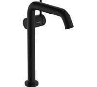 Tall Basin Tap Hansgrohe Tecturis S Fine CoolStart Start/Stop 240mm Black Mat