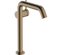 Tall Basin Tap Hansgrohe Tecturis S Fine CoolStart Start/Stop 240mm Brushed bronze