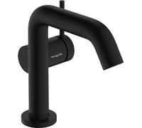 hansgrohe Tecturis S Fine - Bathroom tap Without Waste, Energy-Saving (CoolStart), Bathroom Sink Water tap with spout Height 110mm, Bathroom Mixer tap Water-Saving (EcoSmart+), matt Black, 73321670
