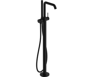hansgrohe Tecturis S - freestanding Bath tap for 2 Functions, Bath Mixer tap Floor-Standing with Shower Hose 1,25m, Bathroom Tup tap, matt Black, 73440670