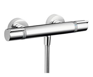 hansgrohe thermostatic shower mixer for exposed installation Versostat, shower thermostat for 1 function, chrome, 15368000