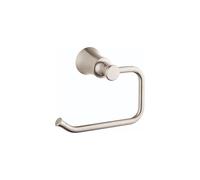 Hansgrohe Toilet Paper Holder 5-inch Transitional Brushed Nickel, 04787820 Accessories, 7.25 Wide