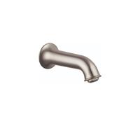 hansgrohe Tub Spout Premium 2-inch Classic Tub Spout in brushed nickel 14148821