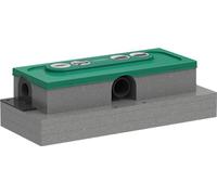 Linear Shower Drain Hansgrohe uBox Base set for finish sets for flat installation
