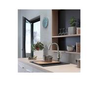 Hansgrohe S510-F450 1.0 Bowl Graphite Black Kitchen Sink 43312170