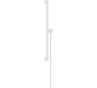 hansgrohe Unica E Puro Shower Rail 65 cm with Isiflex 160 cm Shower Hose and Easy Slide Shower Head Mount, Matt White