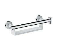hansgrohe Unica Grab Bar Comfort, shelf, shower holder, white/chrome