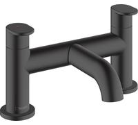 hansgrohe Vernis Blend 2-hole rim mounted bath mixer, matt black, 71442670