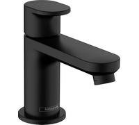 Small Basin Taps Hansgrohe Vernis Blend only for cold water Black Mat