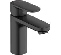 Single Hole Mixer Tap Hansgrohe Vernis Blend CoolStart with pop-up waste set Black Mat