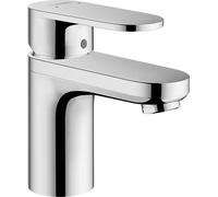 hansgrohe Vernis Blend Basin Mixer Tap 100 with isolated water conduction and pop-up waste set, chrome, 71571000