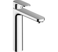 hansgrohe Vernis Blend Basin Mixer Tap 190 with isolated water conduction and pop-up waste set, chrome, 71572000