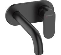 Wall Mounted Basin Tap Hansgrohe Vernis Blend Built-in Black Mat