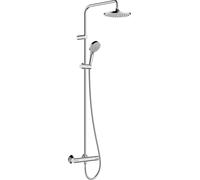 Hansgrohe Vernis Blend Chrome 200 1 Jet Showerpipe with Thermostat