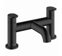Hansgrohe Vernis Blend Deck Mounted Bath Mixer Tap In Matt Black - 71442670