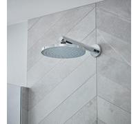 hansgrohe Vernis Blend EcoSmart Wall Round Drencher Shower Head 200mm - Chrome 240mm Arm