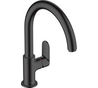 Kitchen Mixer Tap Hansgrohe Vernis Blend M35 with swivel spout Black Mat