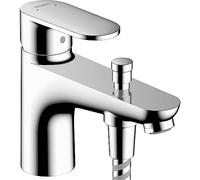 Hansgrohe Vernis Blend Monotrou Bathroom Bath Shower Mixer Tap With Diverter Chrome Curved Modern Ceramic Cartridge