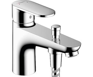 Hansgrohe Vernis Blend Monotrou Bathroom Bath Shower Mixer Tap With Diverter Chrome Curved Modern Ceramic Cartridge