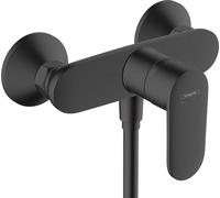 Vernis Blend Single lever shower mixer for exposed installation, Matt black (71640670)