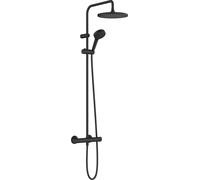 Hansgrohe Vernis Blend Shower System 240 1 Spray with Thermostat, Matt Black, 26426670