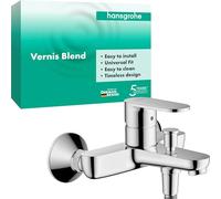 Wall Mounted Bath Shower Mixer Tap Hansgrohe Vernis Blend Single lever Chrome