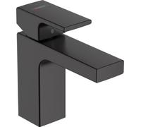 Hansgrohe Vernis Shape 100 Single Lever Matt Black Ecosmart Basin Mixer Without Waste