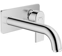 Vernis Shape Single lever basin mixer for concealed installation wall-mounted with spout 20,7 cm, Chrome (71578000)