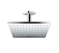 Hansgrohe Vernis Shape Bathroom Ceiling Mounted Shower Rainfall Drencher Head Square Chrome Adjustable Modern