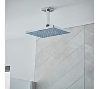 hansgrohe Vernis Shape Ceiling Drencher Shower Head 230mm - Chrome 100mm Arm