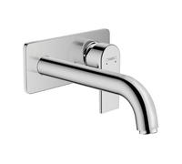 Hansgrohe Vernis Shape Concealed Wall-Mounted Basin Mixer, 2 Outlets, 207 mm Spout, Chrome (71578000)