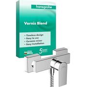 Wall Mounted Shower Mixer Hansgrohe Vernis Shape Single lever 219x119mm Chrome
