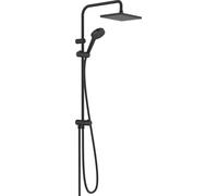 Shower Column Hansgrohe Vernis Shape 230, Reno EcoSmart, 1 jet 485x230x1130mm Black Mat
