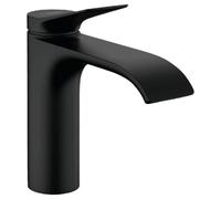 Single Hole Mixer Tap Hansgrohe Vivenis 110 With drain set, CoolStart Black Mat