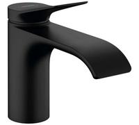 Waterfall Basin Tap Hansgrohe Vivenis with drain set Black Mat