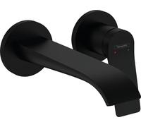 Wall Mounted Basin Tap Hansgrohe Vivenis Built-in Black Mat