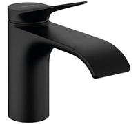 Waterfall Basin Tap Hansgrohe Vivenis only for cold water Black Mat