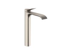 hansgrohe Vivenis Modern 1-Handle 1-Hole 12-inch Tall Bathroom Sink Faucet in Brushed Nickel, 75042821