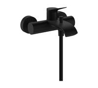 Wall Mounted Bath Shower Mixer Tap Hansgrohe Vivenis Black Mat 75423670