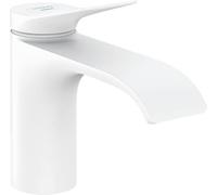 Waterfall Basin Tap Hansgrohe Vivenis only for cold water White Matt
