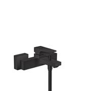 Metropol Single lever manual shower/bath mixer for exposed installation with lever handle, matt black (32540670)